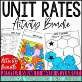 Unit Rates Activity and Worksheet Bundle