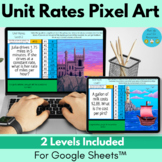 Unit Rates Word Questions Pixel Art