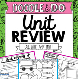Unit Review Activity - Create Doodle Notes for Any Unit!