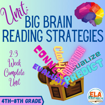 Preview of Unit: Science of Reading Strategies (Upper El & Middle) Use ANY Novel/text