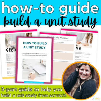 Preview of Unit Study Template | How to build a unit study from scratch