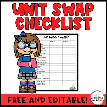 Preview of Unit Swap Checklist