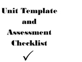 Unit Template with Assessment Checklist