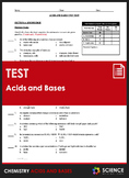 Unit Test - Acids and Bases