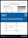 Unit Test - Mechanical Waves, Sound and Hearing