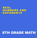 Unit Test: Real Numbers and Exponents