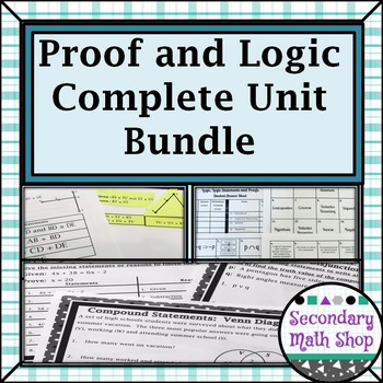 Preview of Proof - Logic - Unit 2: Proof & Logic Unit Bundle!