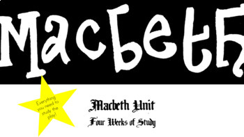 Preview of Unit for Macbeth