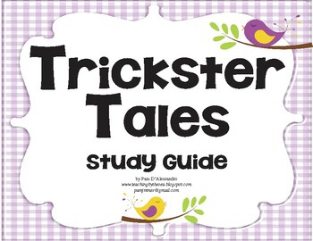 Preview of Unit for Trickster Tales Study Guide - 3rd HM Reading Series CCSS Aligned