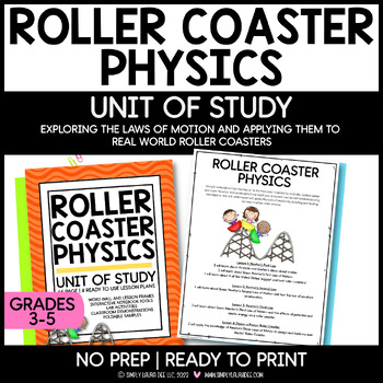 Preview of Unit of Study: Roller Coaster Physics | Isaac Newton | Laws of Motion