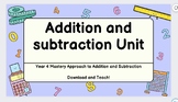 Unit of work - column addition and subtraction - NCETM ins