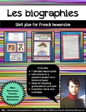 French Immersion Biographies Unit