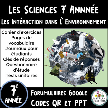 Preview of 2022 - Sciences Intéractions Dans L’environnement - 7ème - Ontario + PPT