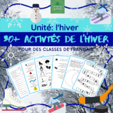 Unité de français - l'Hiver (Winter-Themed Unit with 30+ A
