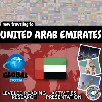 Preview of United Arab Emirates - Global Studies  Reading, Activities, Slides & Digital INB
