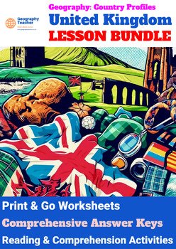 Preview of United Kingdom Country Study (9-Lesson Geography Bundle)