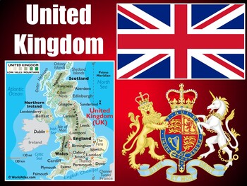 Preview of United Kingdom, Ireland, and Iceland PowerPoint BUNDLE