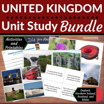 Preview of United Kingdom | Unit Studies | Bundle