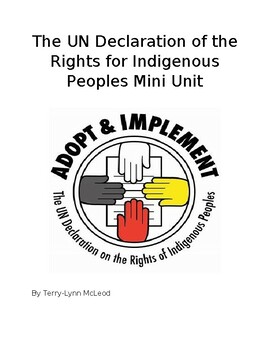 Preview of United Nations Declaration on the Rights of Indigenous Peoples Mini Unit