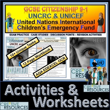 Preview of United Nations  UNCRC Work Booklet of Student Activities and Worksheets