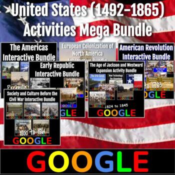 Preview of United States (1492-1865)  Interactive Mega Bundle