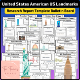 United States American US Landmarks Research Report Templa
