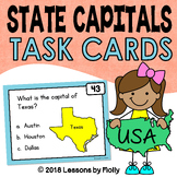 Preview of United States Capital Cities | Task Cards