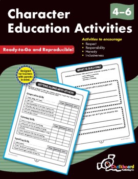 Preview of USA Character Education Activities Grades 4-6