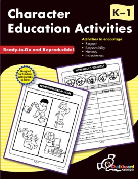 Preview of USA Character Education Activities Grades K-1