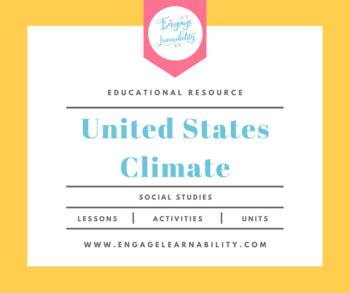 Preview of United States Geography: Climate - PowerPoint Presentation Lesson