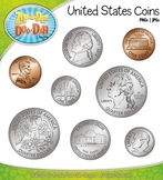 United States Coins Currency Clipart {Zip-A-Dee-Doo-Dah Designs}