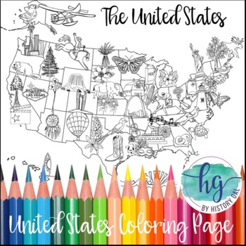 united states coloring pages for kids