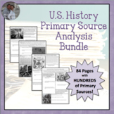United States Complete Primary Source Analysis Bundled Set