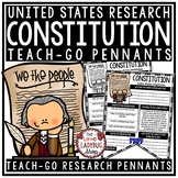 US History United States Constitution Research Activities 