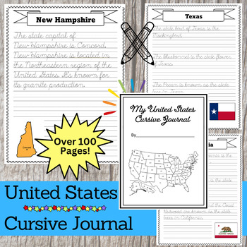 Preview of United States Cursive Journal