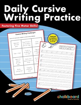 Preview of USA Daily Cursive Writing Practice Grades 2-4