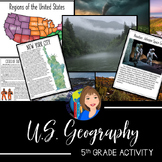 United States Geography Activity Tour of the United States