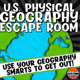 United States Geography Escape Room - US Physical Geograph