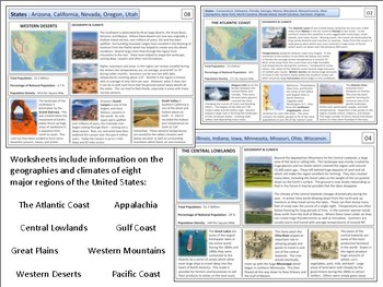 Preview of United States - Geography Unit