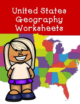 Preview of United States Geography Worksheets - Free Sample