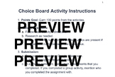 United States Government Choice Board