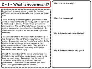Preview of United States - Government & Civics  - Federalism