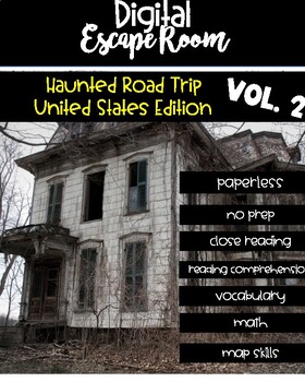 Preview of Escape Room, Breakout, Digital Escape-Haunted House VOL.2