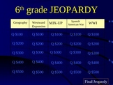 United States History - 1865 Jeopardy