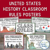 United States History Classroom Rules and Expectations wit