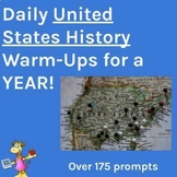 United States History Daily Warm-Ups for a Year! (Bell Rin