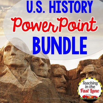 Preview of US History PowerPoint Bundle - United States History - 5th Grade