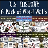 U.S. History Word Walls Bundle: 13 Colonies to Reconstruct
