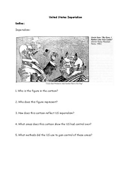 imperialism cartoons assignment answer key