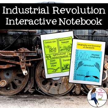 Preview of United States Industrial Revolution Interactive Notebook